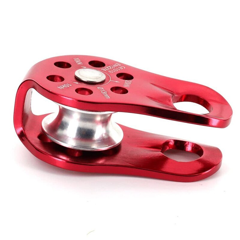 climbing pulley fixed mountaineering single pulley transportation hoisting pulley outdoor crossing pulley for rescue rope
