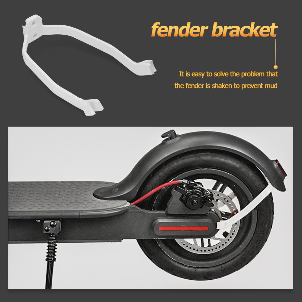 Elektrisk scooter bakskärm stänkskärm stöd bakljus set elektrisk lätt element dekoration för  m365 scooter