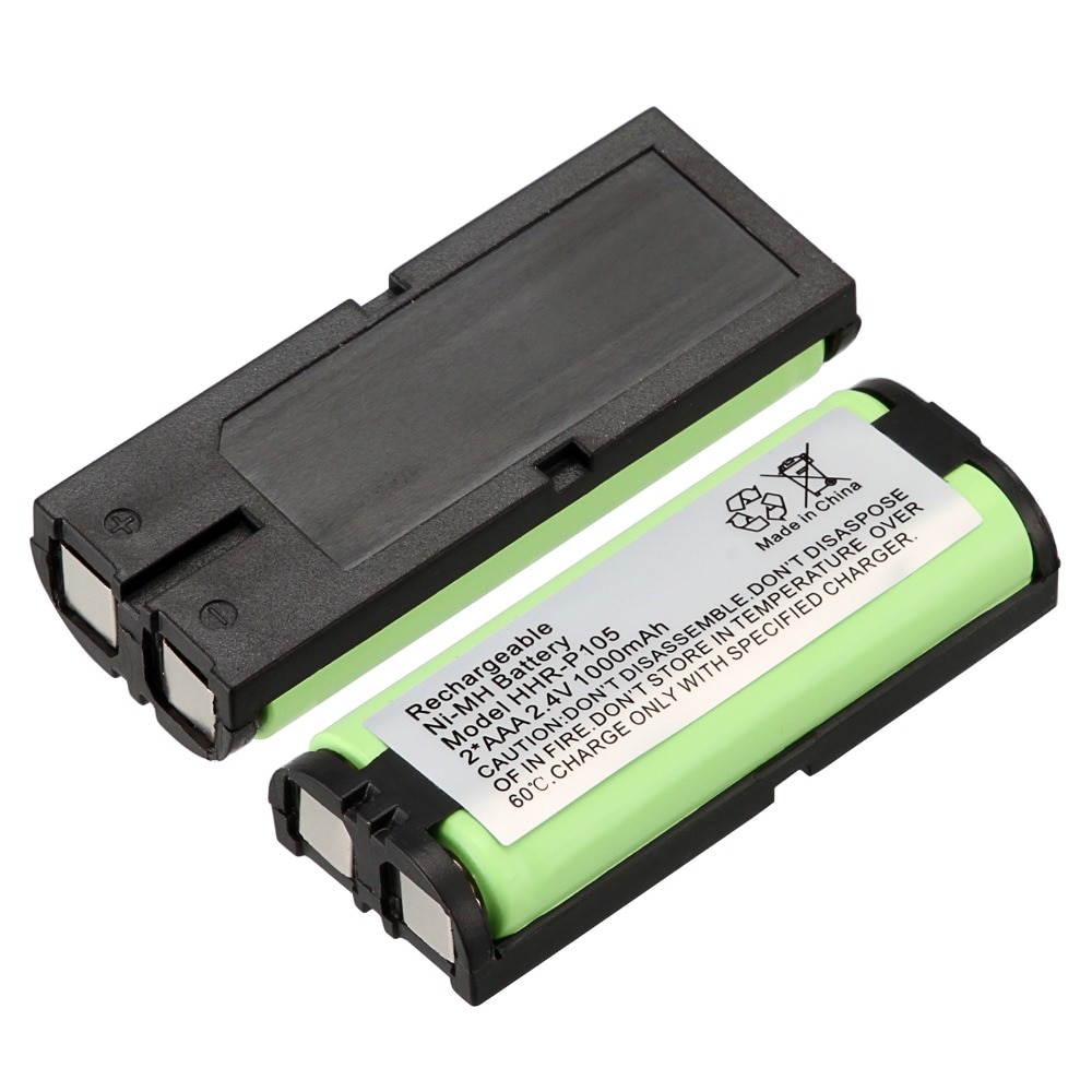 1 ~ 4 stuks Pro 2.4 V 1000 mAh Thuis Telefoon Batterij voor Panasonic HHR-P105 HHRP105A KX242