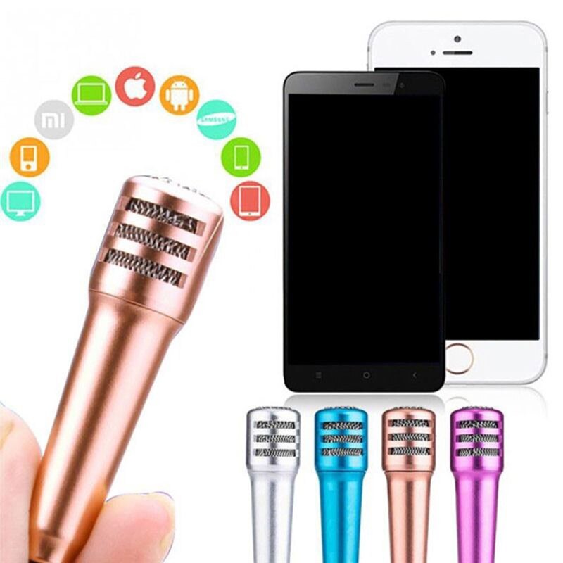 Pour iPhone Android tous Smartphone ordinateur Portable Mini Microphone