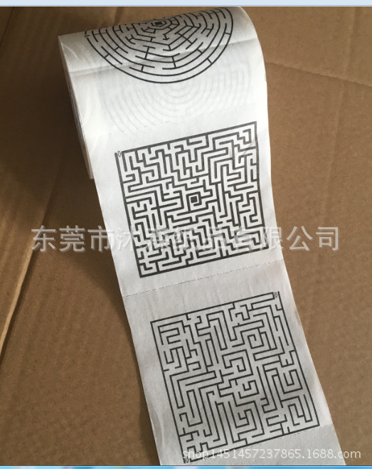 1 rolle 2 Lagen Neuheit Lustige Anzahl Sudoku Gedruckt WC Schlecht Lustige Weiche Wc Papier Gewebe Schlecht Lieferungen Wc papier: D