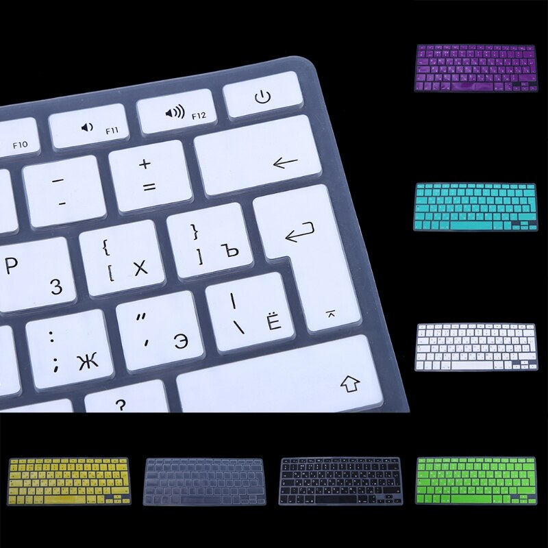 EU/UNS Ausführung Russische Tastatur Silikon Haut Abdeckung Für Apfel Macbook Luft Profi 13 15