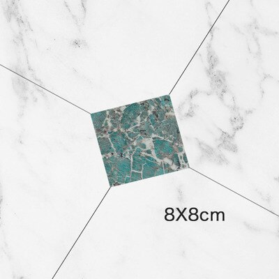 10pcs Self-Adhesive Floor Tile Stickers PVC Waterproof Wall Ceramic Sticker Wear-resistant Art Diagonal Home Decoration: C1