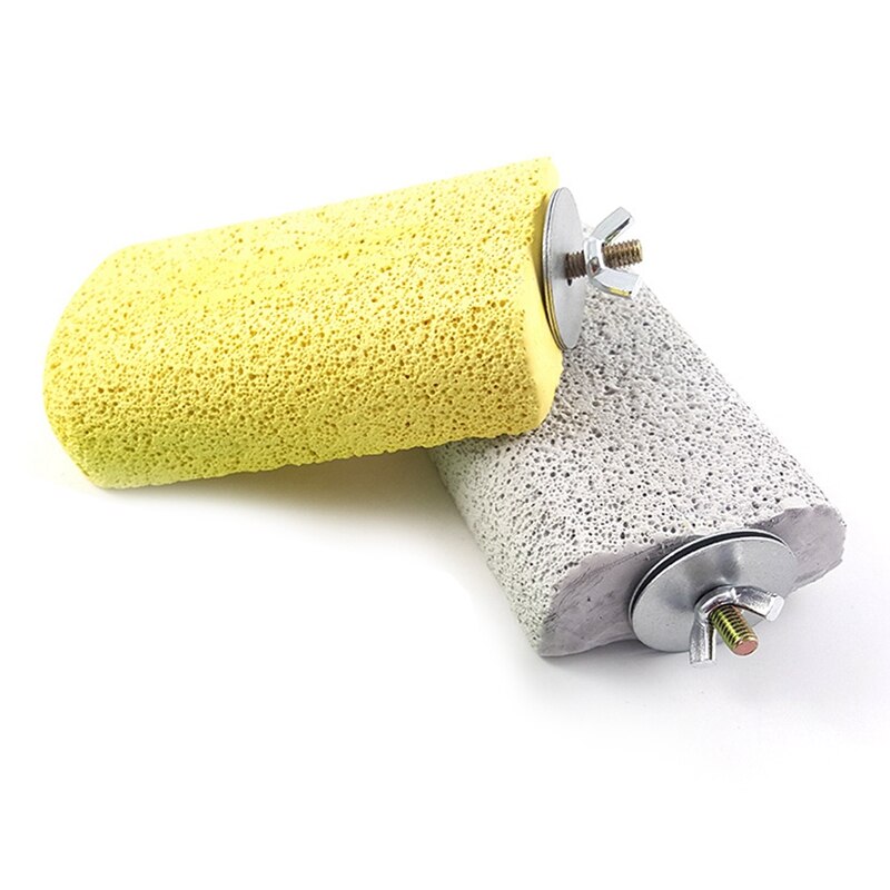 2Pcs Lava Ledge Birds Rats Chinchillas Teeth Grinding Lava Block for Rabbits Hamsters and Parrots: Default Title