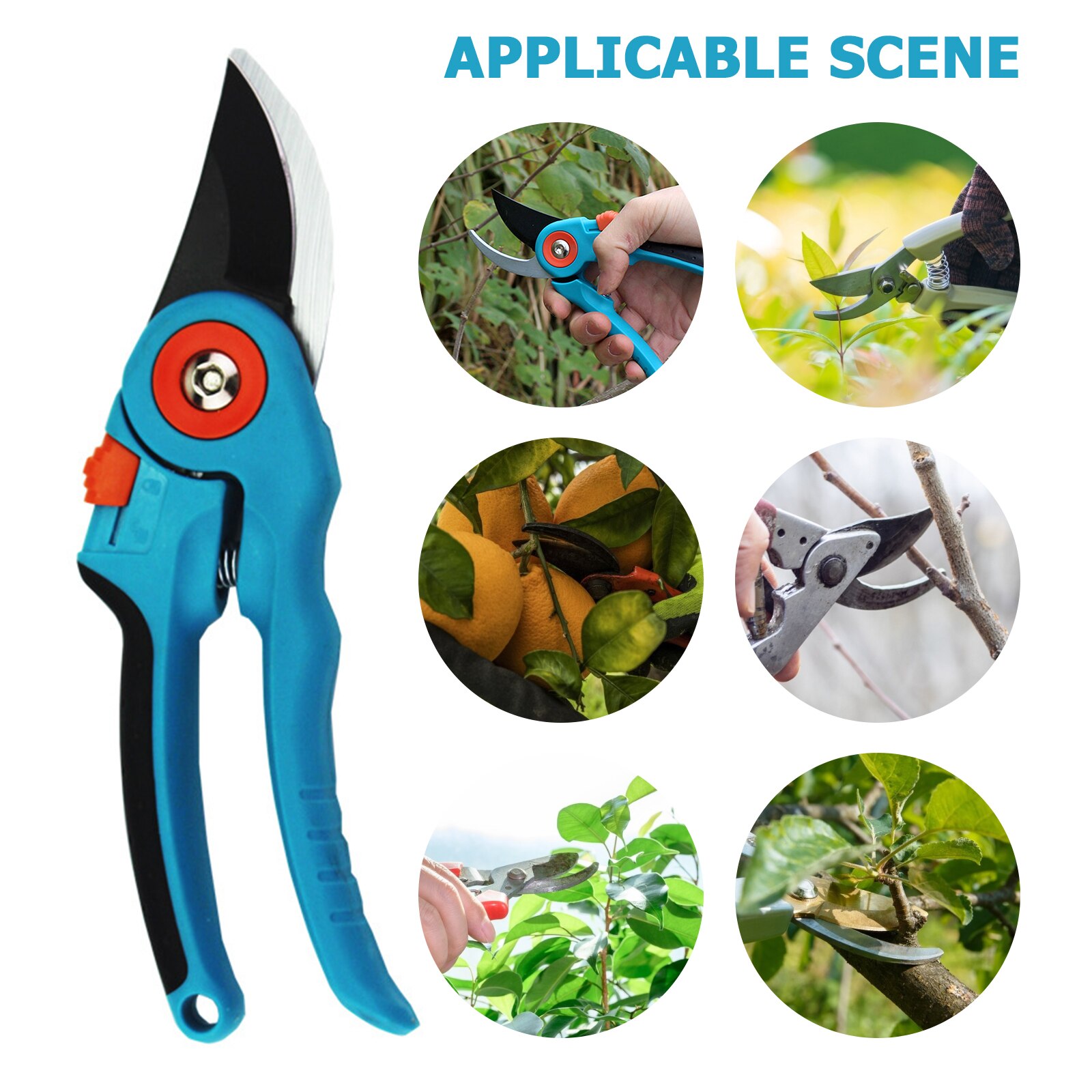 Gardening Pruning Shears, Which Can Cut Branches of Diameter, Fruit Trees, Flowers,Branches and Scissors