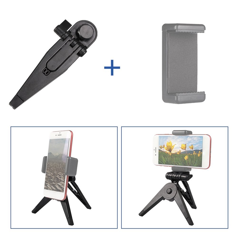 Portable Mini Tripod Rotation Desktop&Handle Stabilizer Folding Tripod Stand for Mobilephone Camera Table Tripods