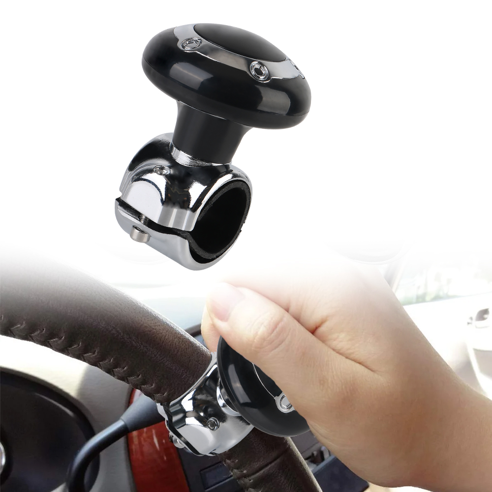 Perilla giratoria para volante de coche, mango de bola para volante giratorio con perilla giratoria, potenciador Universal para volante