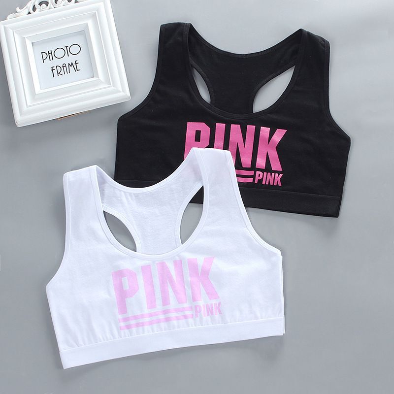 4pc/ parti teen pige sports bh børn top camisole undertøj ung pubertet lille træning bh i 8-14 år