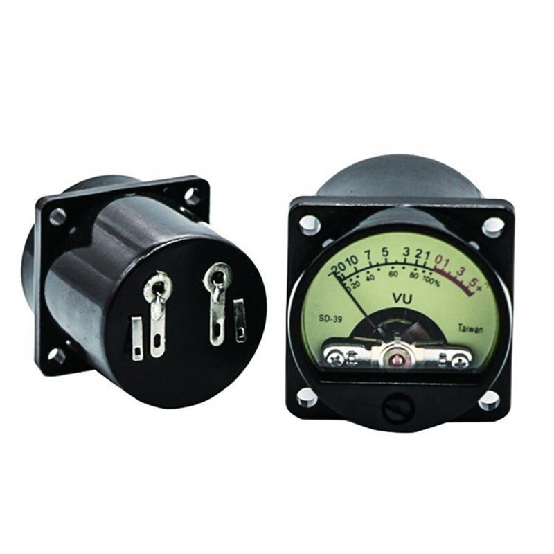 SD39 Taiwan 500UV Vu Meter Met Warm Backlight Panel Vu Meter Voor Pre-Versterker