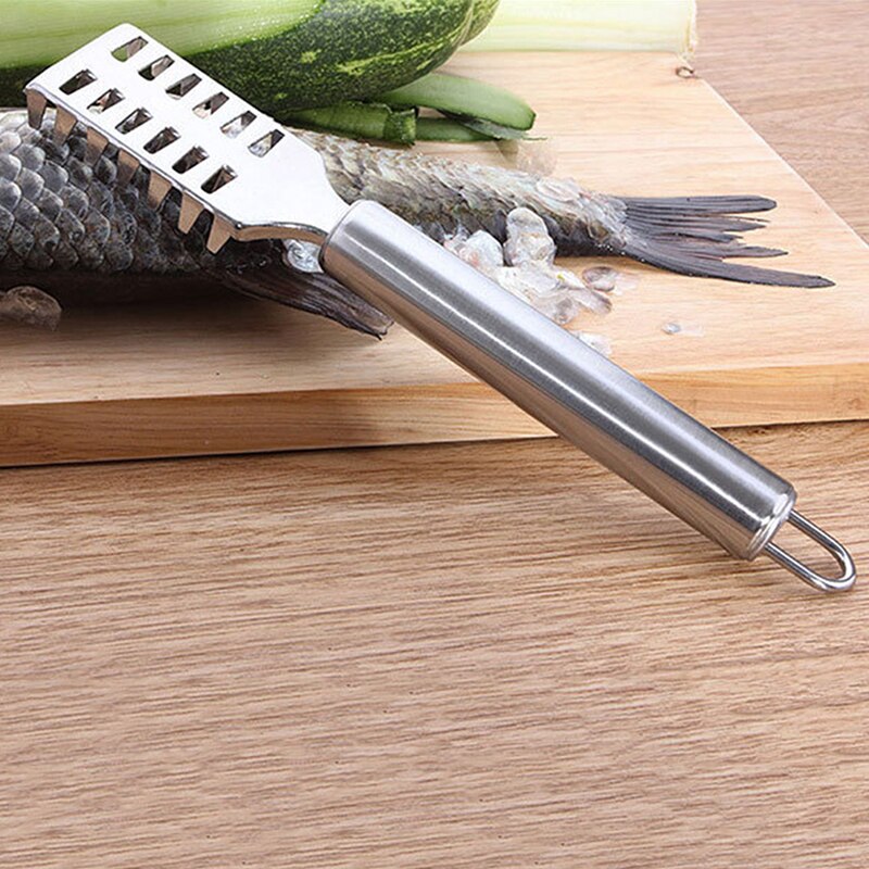 Stainless Steel Fish Scales Quickly Clean Seafood Fish Scale Scraper Kitchen Fish Scale Removal Tool