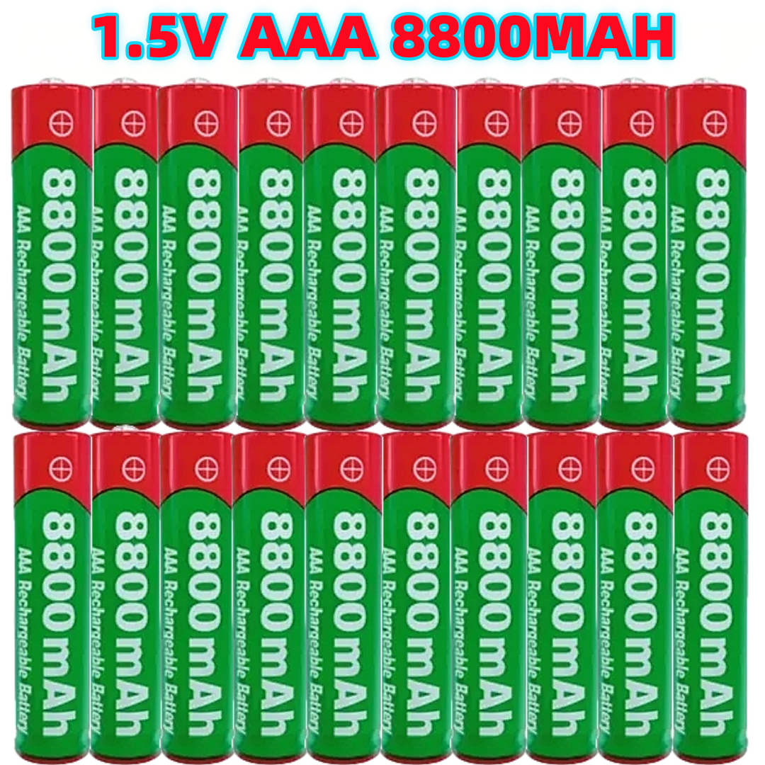 8800mAh Oplaadbare Batterij AAA Alkaliteit Batterij 1.5 V AAA Batterij voor Klokken Muizen Computers Speelgoed enzovoort