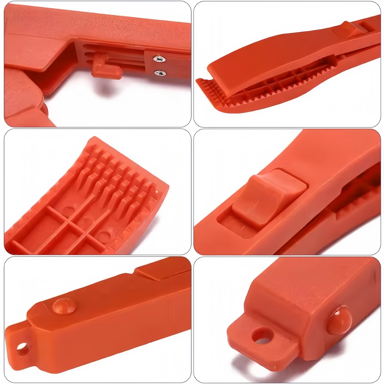 1 Set Fishing Body Tongs Gripper With Plastic Holder Switch Lock Catch Fishing Gear