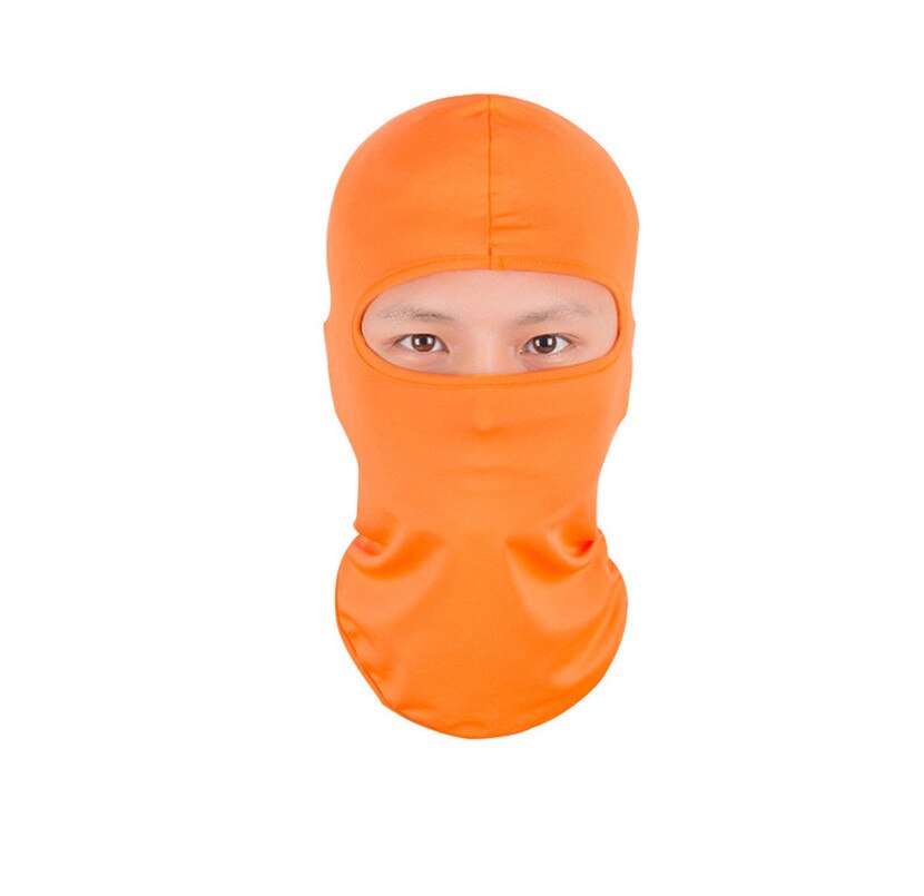 Outdoor Ski Motorcycle Cycling Balaclava Full Face Mask Neck Ultra Thin CZ-012 Sun Face Shield: D