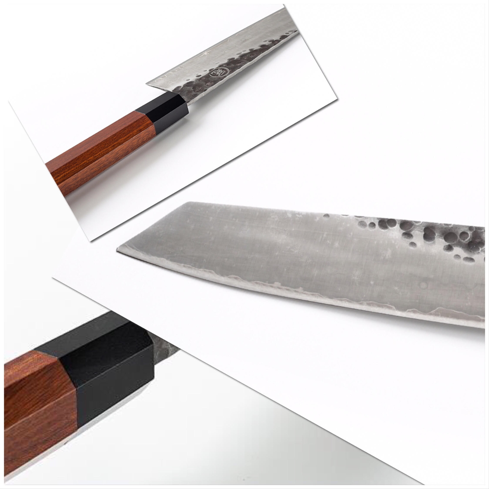 Japanilaiset keittiöveitset käsintehty kokin veitsi 3 kerrosta aus -10 japanilaista terästä 9 tuuman kiritsuke viipalointi kalanlihan ruoanlaitto työkalut