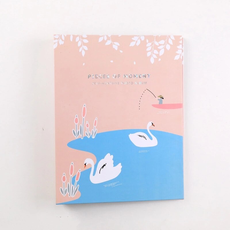 Grote Capaciteit Familie Fotoalbum 3 Inch Kind Fotoalbum Cartoon 288 Pagina 'S Slot Type Fotoalbum Bioscoopkaartje Álbum de Fotos: Pink tihu