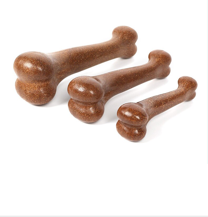Unzerstörbar Hund Knochen Natürliche Ungiftig Welpen Spielzeug Molaren Zähne Sauber Hunde Knochen Haustier Kauen Spiel Zahn Pflege