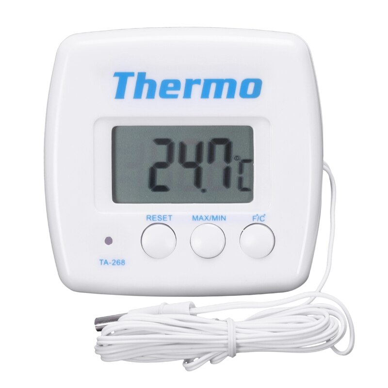 Pantalla LCD reiniciable, refrigerador, congelador, termómetro Digital: Default Title