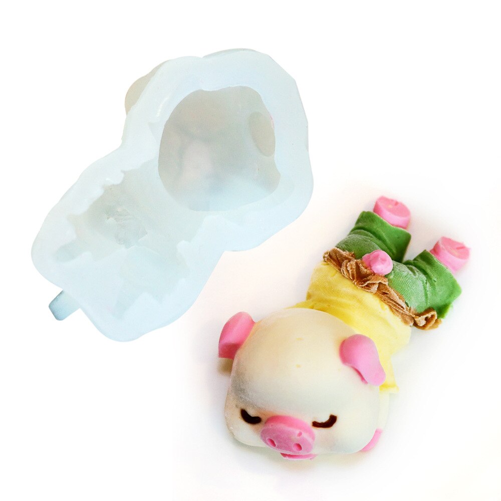 Fun 3D Speeksel Pig Cake Silicone Mold Cookie Ijs Fondant Mallen Chocolade Puddingvorm Cake Decoratie Gereedschappen