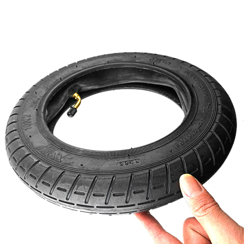 10 Inches Electric Scooter Tire Tyre Thicker Inflation Wheel Tyre Outer Inner Tube Pneumatic Tyre Upgrade For Xiaomi Mijia M365