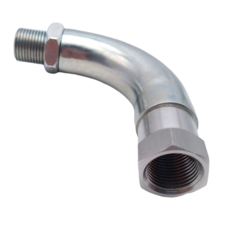 Car Exhaust O2 Oxygen Sensor Extender 90 degree 02 bung Extension M18 X 1.5