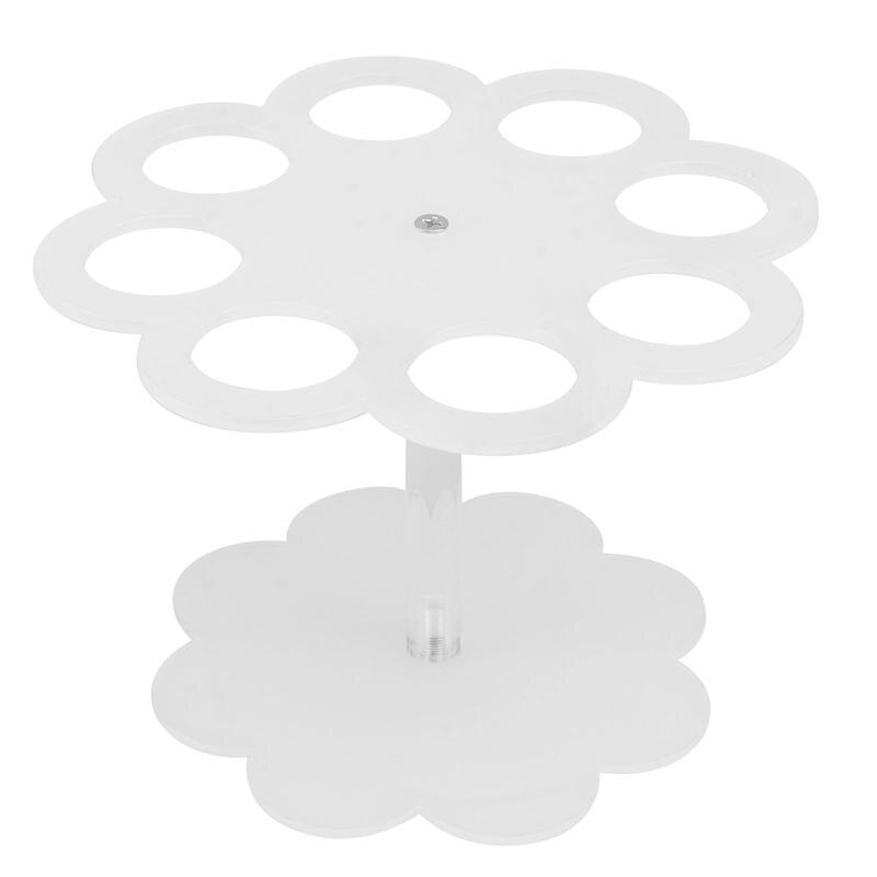 1Pc Ice Cream Cone Rack Crispy Cone Rack Ice Cream Display Holder (Transparent)