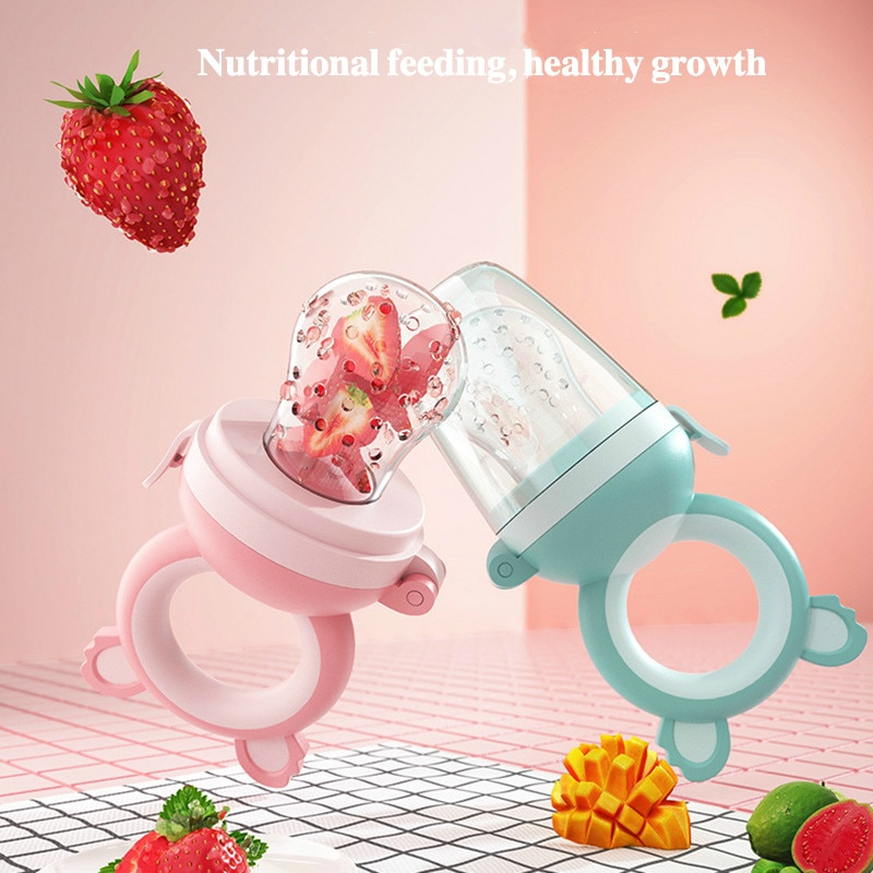 Cartoon baby fruit complementary food bite bag / baby fruit and vegetable music complementary food device...