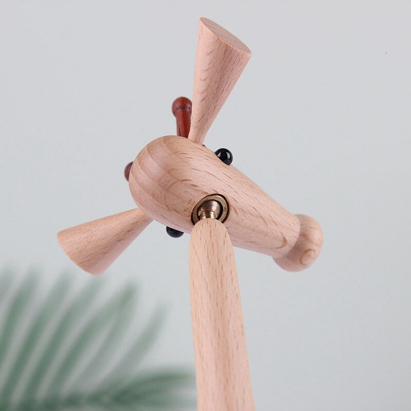 Home Decor Upgraded Wooden Ornaments Giraffe Imported Beech Wood Parts Can Be 360 Degrees Activity Wooden Play Wooden