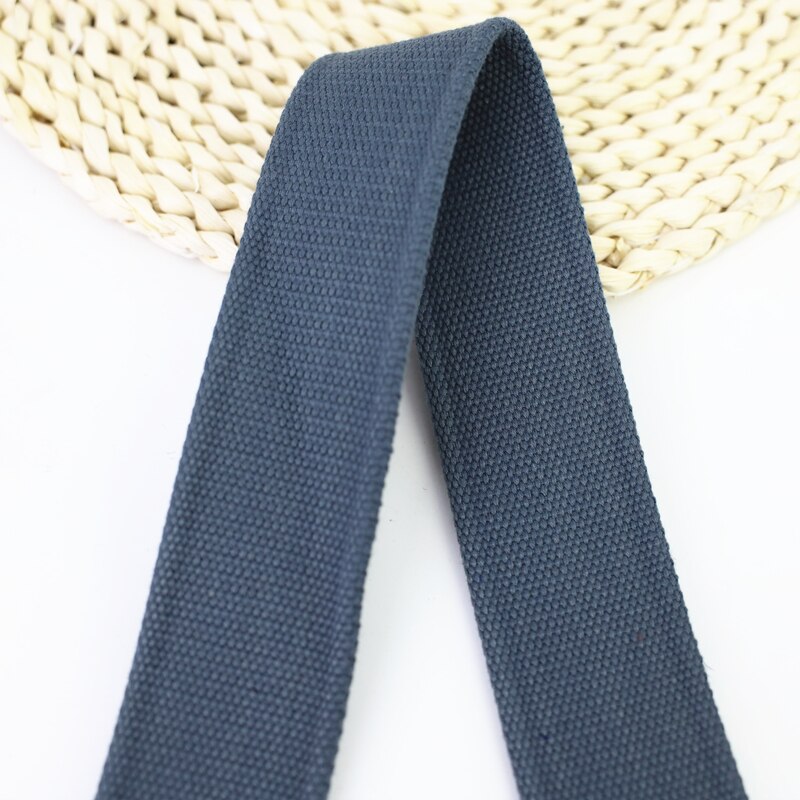 2 Meter 4.5cmWidth Thick Polyester Cotton Webbing Bag Straps Belt Sling Seat belt webbing Very Strong Thickness 2.2mm: dark grey