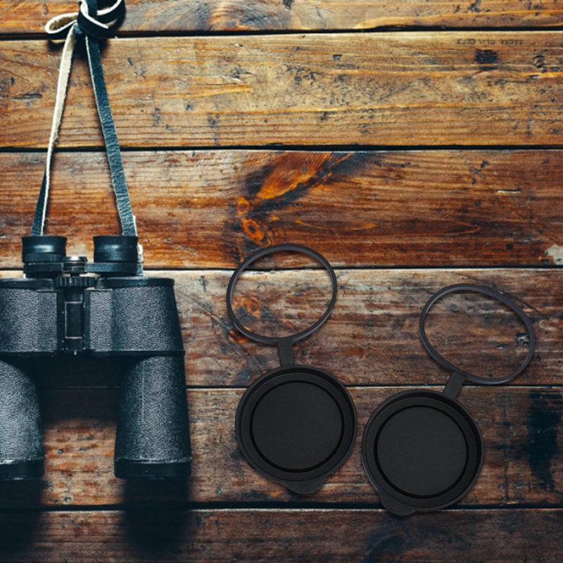 Professionele 10x50 Verrekijker Lensdoppen Objectief Beschermende Rubberen Cover Oculair Stofpak Voor Compacte Verrekijker Beste Beschermen