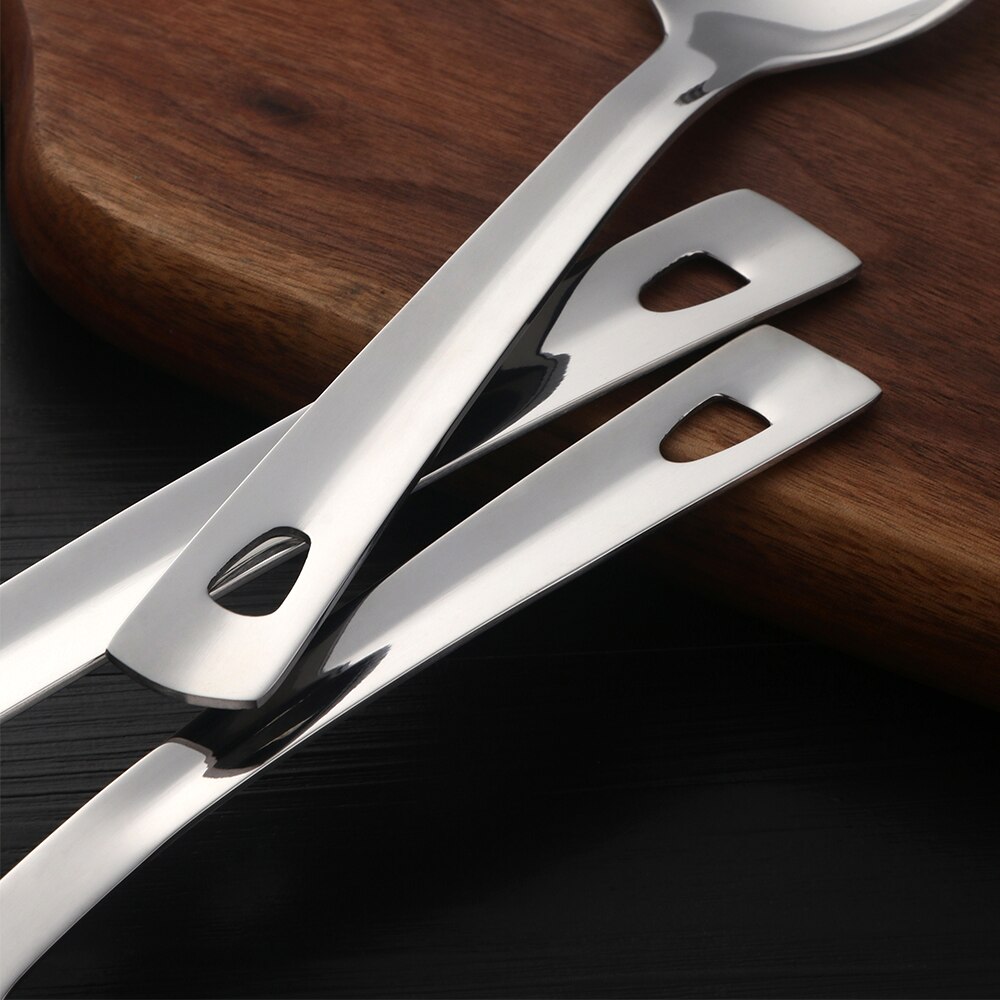 Juego de utensilios de cocina dorados, espátula de acero inoxidable para sopa, cucharón, colador de Metal, cuchara de arroz, pala para pastel,