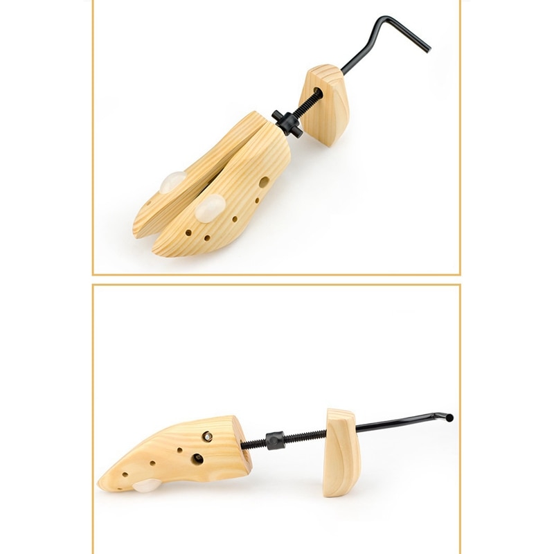 AUAU-1 Piece Shoe Trees Shaper Wood Expander Support Adjustable Extender Pumps Boots Flat Shoes Flattie High Heel Rack Stretcher