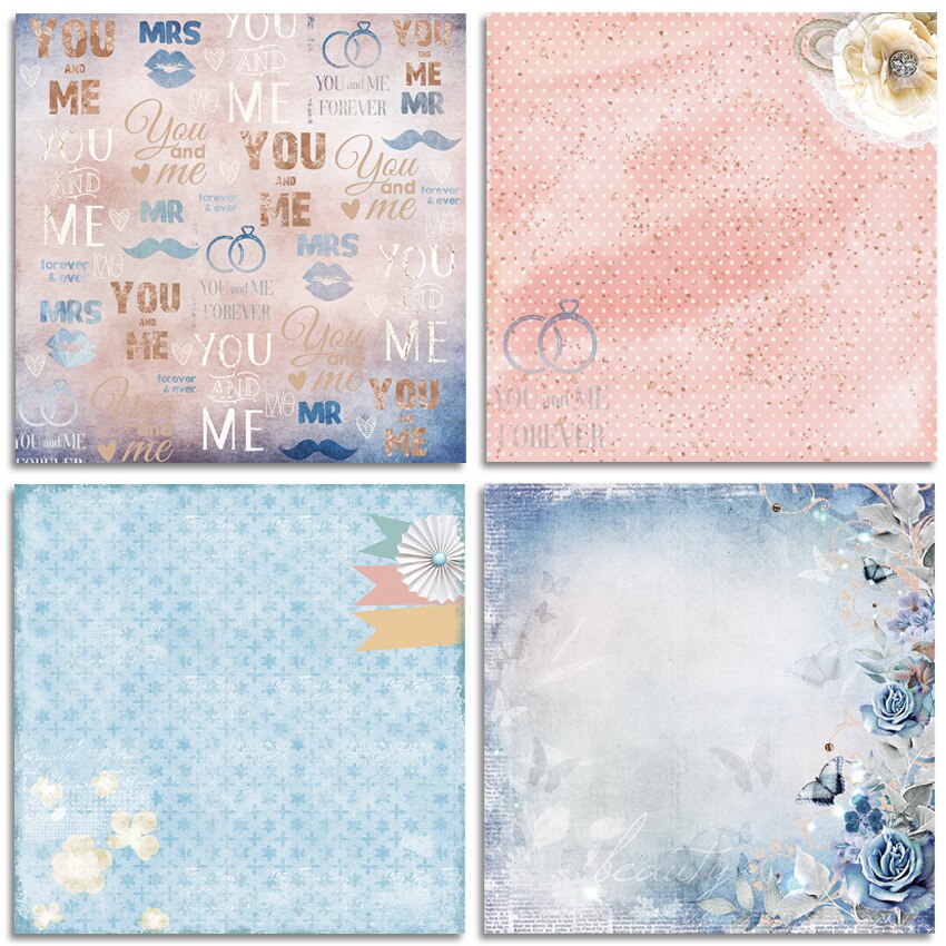 U En Me Stijl Scrapbooking Papier Pack Van 24 Sheets Handgemaakte Ambachtelijke Papier Ambachtelijke Achtergrond Pad 1119