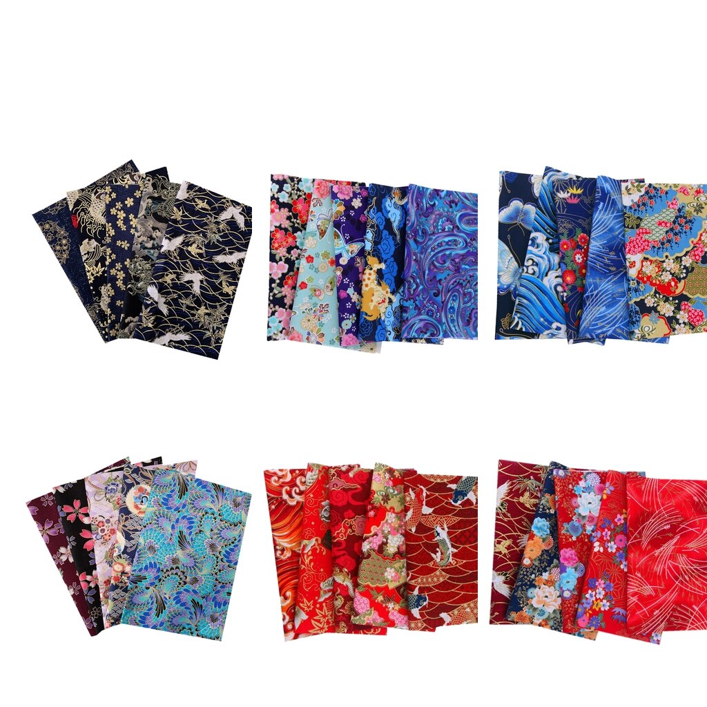 Wenrescry 30 stuks katoenen patchwork - 20 x 25 cm stofpakketten katoen