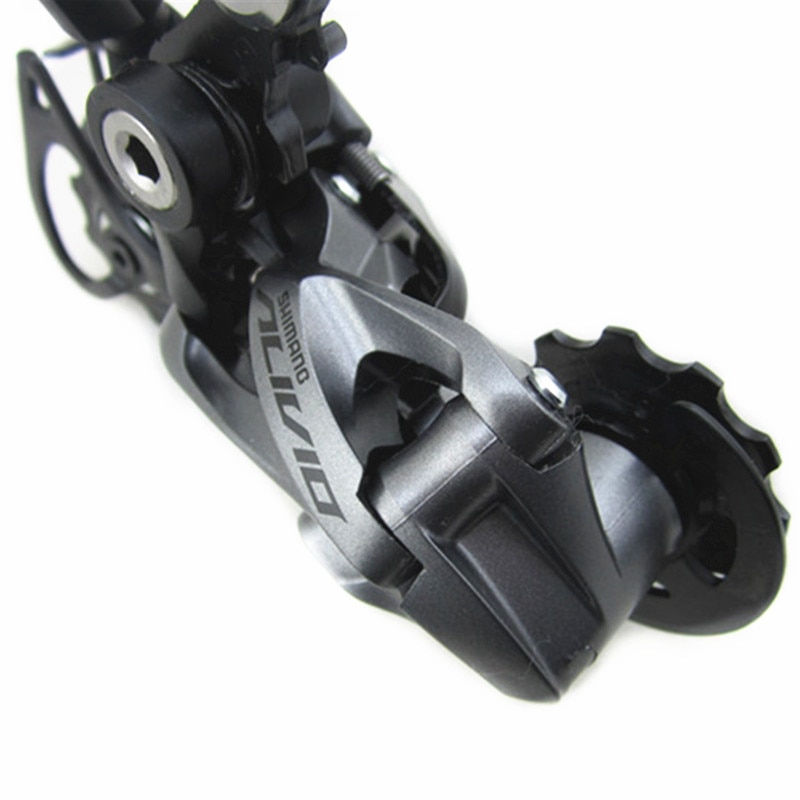 Shimano alivio rd -m4000 bag mountainbike 9/27 gear skyggetransmission sort mærke original