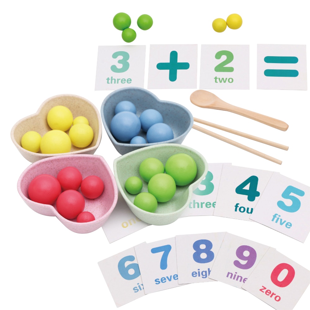 Gebruik Eetstokjes Clip Kralen Speelgoed Leermiddelen Kids Math Speelgoed Kinderen