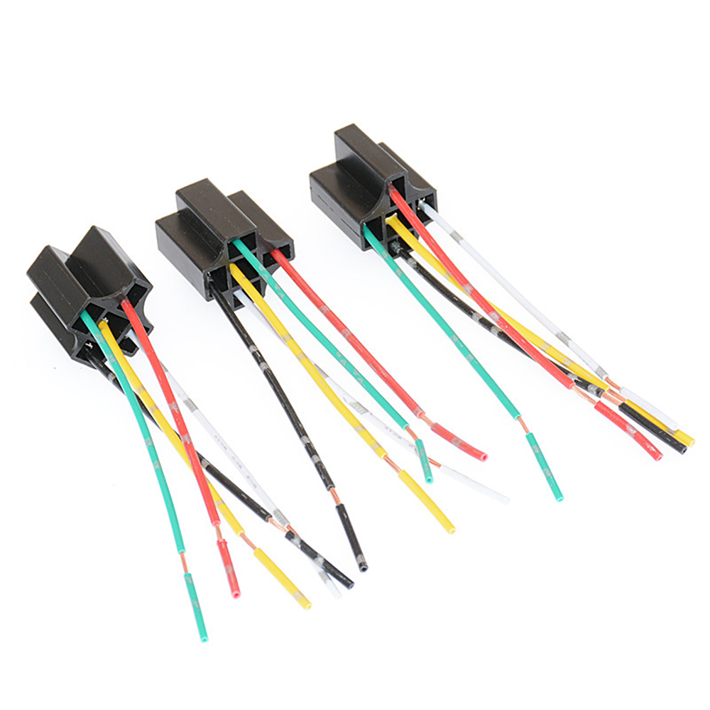 1 st/parti 5 -polig vattentät reläuttag för bilar 9cm långa kopplingsuttag för bilar