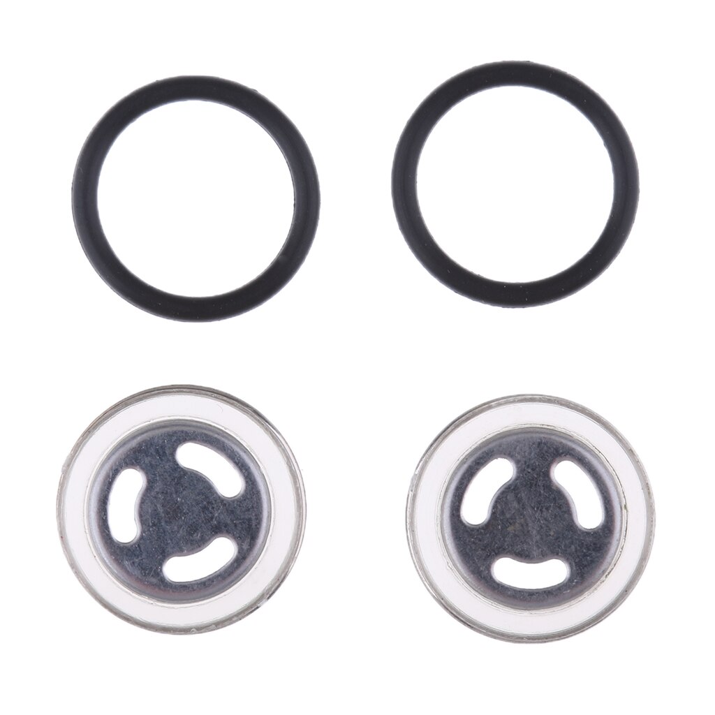 4 Pieces Φ 18mm Sight Glass Sight Glass with Seals for Motorcycle Master