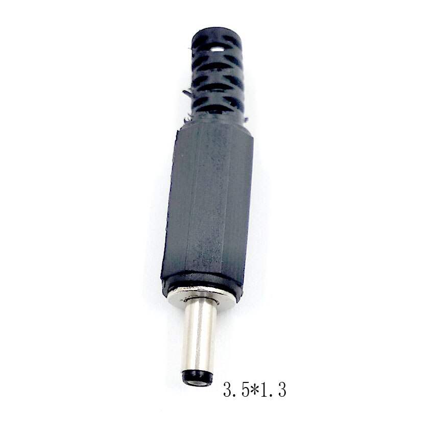 5Stck 2,5*0,7 3,5*1,3mm 4,0*1,7mm 4,8*1,7mm 5,5*2,1mm 5,5mm X 2,5mm Männlich Jack DC Energie Steckdose Jack Adapter Adapter Stecker: 3.5-1.3 5Stck