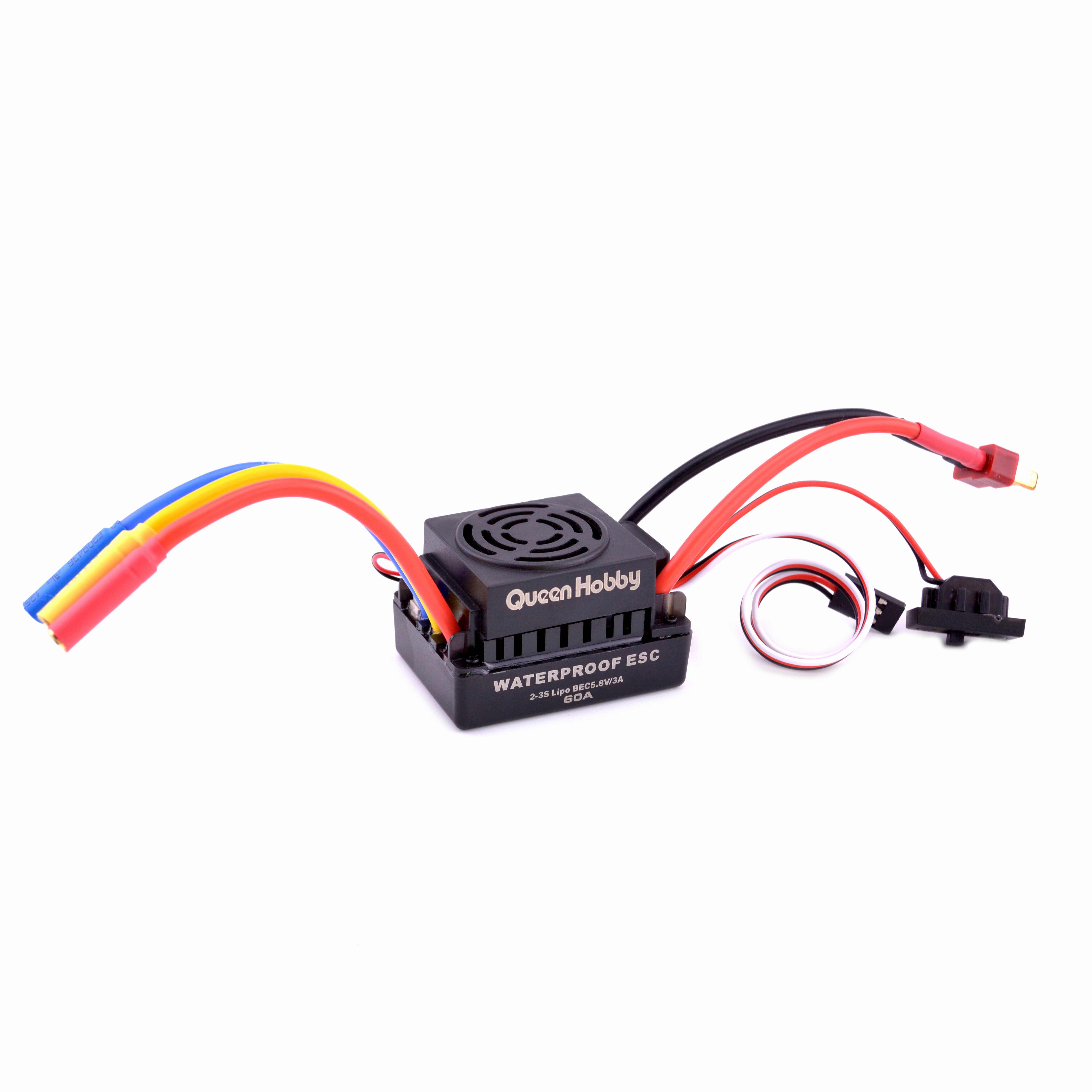 Waterdichte 60A 80A 120A Borstelloze Esc Electric Speed Controller Met 5.8V / 3A Bec Voor 1/10 1/8 Rc Auto