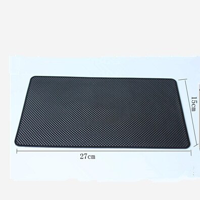 Auto-styling antislip pad mat case voor chevrolet cruze captiva matiz trax aveo sonic lova sail: 27x15 CM Black