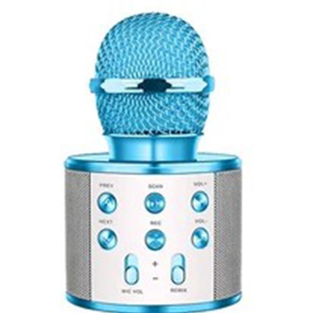 Wireless Condenser Microphone Audio Machine Portable National Karaoke Microphone Handheld Microphone Single Microphone 5 Hours