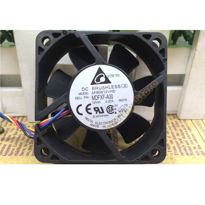 Ventilateur De Serveur Delta AFB0512VHD 5020 12V - Double Roulement à Billes, 5 Cm, Occasion