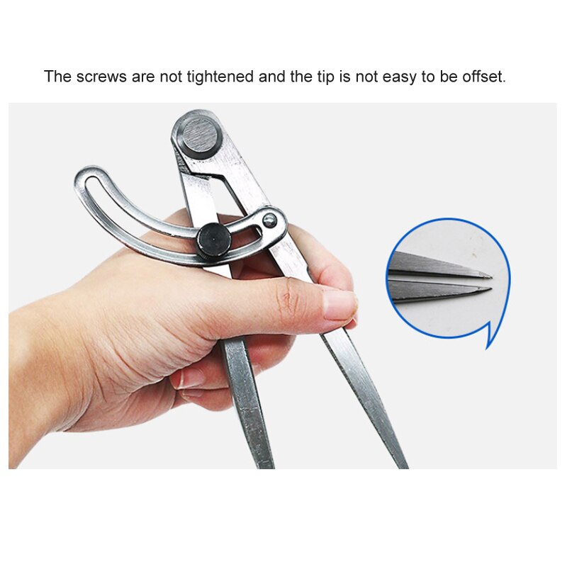 Adjustable Leather Craft Rotating Tool Scriber Marking Tools Spacing DIY Edge Creaser Stitch Sewing Leather Metal Craft 2 Sizes