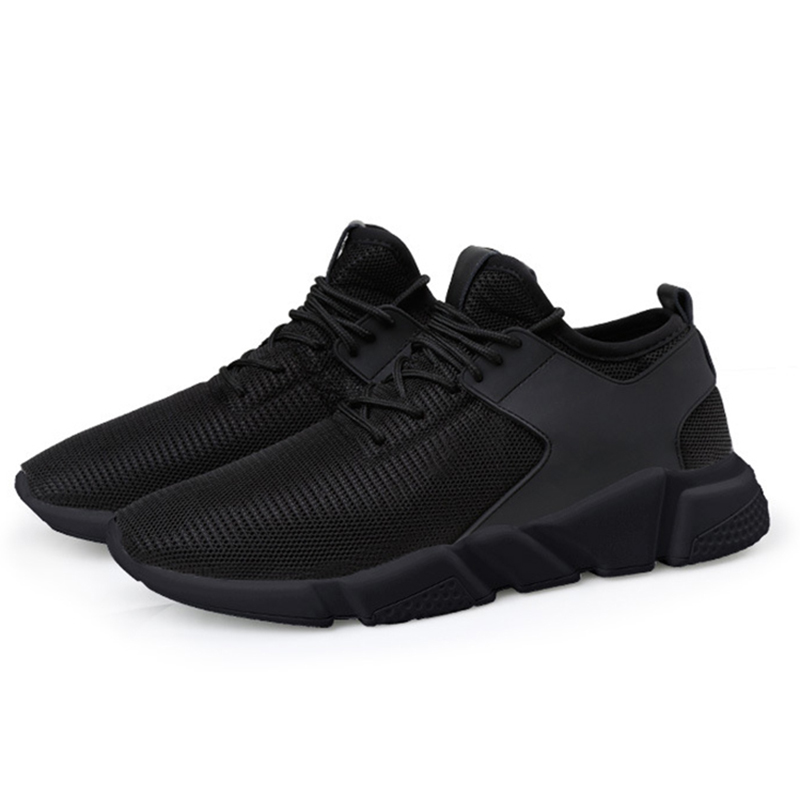 TaoBo-zapatos informales antiolor para hombre y mujer, calzado suave de masaje transpirable, color negro, Unisex,