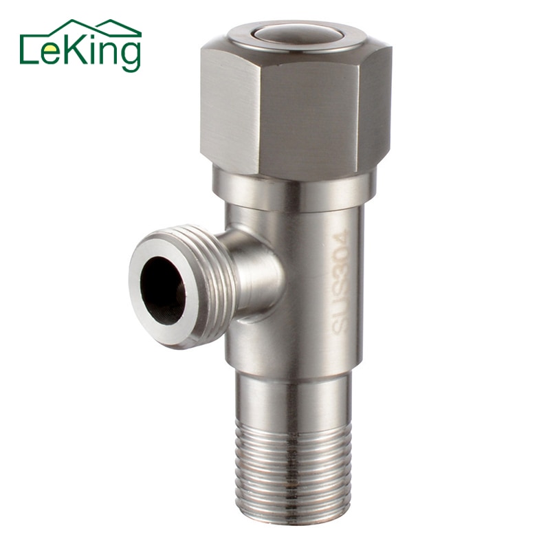LeKing 304 Rvs Hoek Kleppen Keuken Badkamer Accessoires Omschakelklep Connector voor Wc Wasbak Boiler