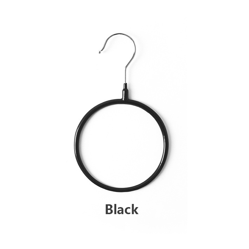 Suporte de chales com gancho para lenço, organizador de lenços e cachecol, rack de armazenamento antiderrapante para guarda-roupa doméstica. peças: 1pcs-black