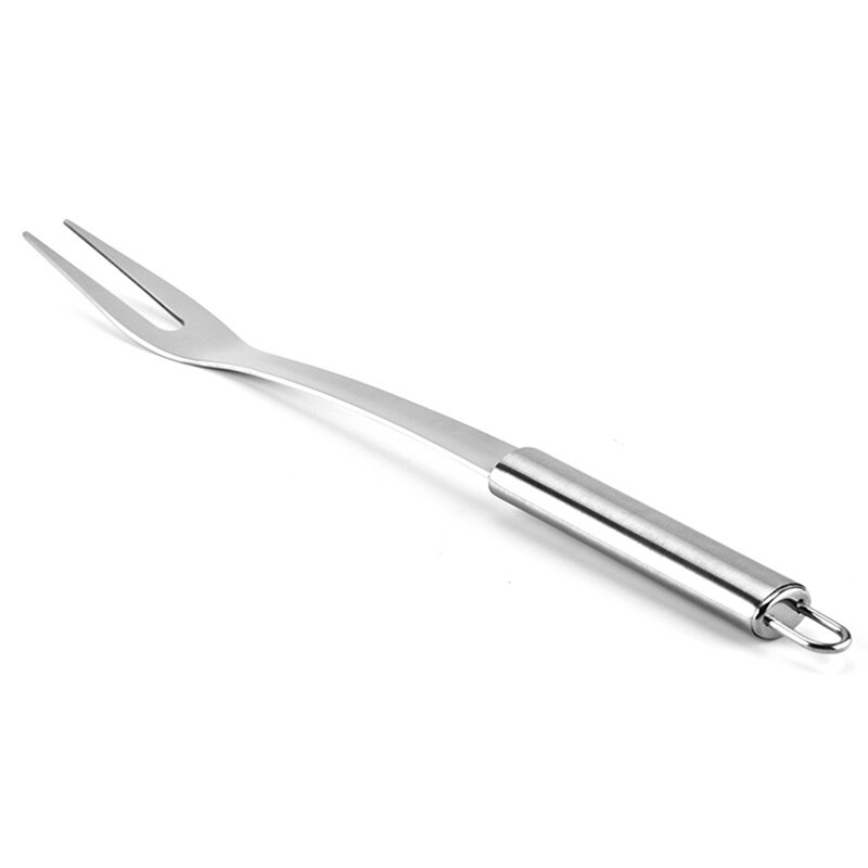 Stainless Steel BBQ Fork Portable Carving Fork Meat Fork Barbecue Tool Barbecue Fork Sticks Food Meat Fork BBQ Tool