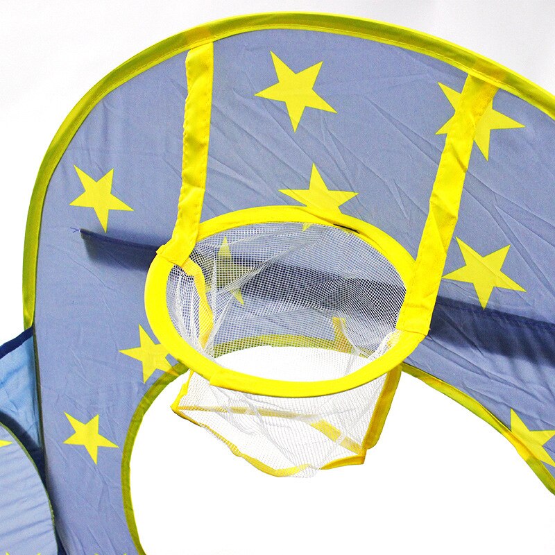 Enfants 3 en 1 tente jeu maison espace bateau tente ciel étoilé yourte tente jeu maison fusée bateau jeu petite maison fille jouets balle piscine