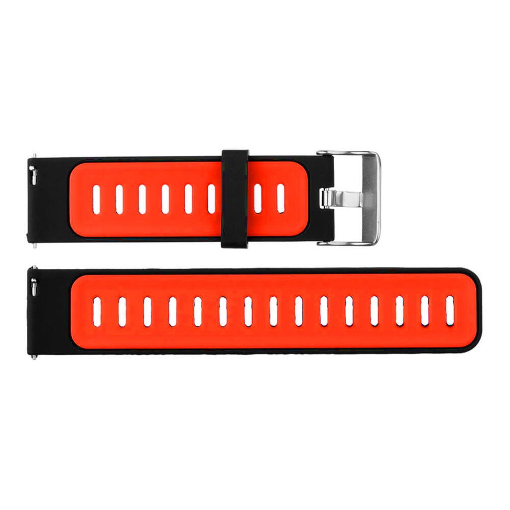 Sport Farbe Silikon Handgelenk Gurt Für Huami AMAZFIT GTR 47mm Smart Uhr Strap Ersatz Band Luxus Armband Frauen Männer 19Aug: Red