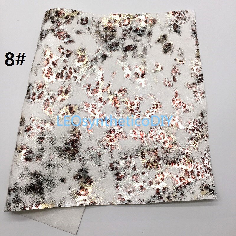 1pc 21 x 29cm luipaardprint imitatieleer stof, synthetisch leer stof leren vellen voor het maken van strikken leosyntheticodiy  t427a: 8
